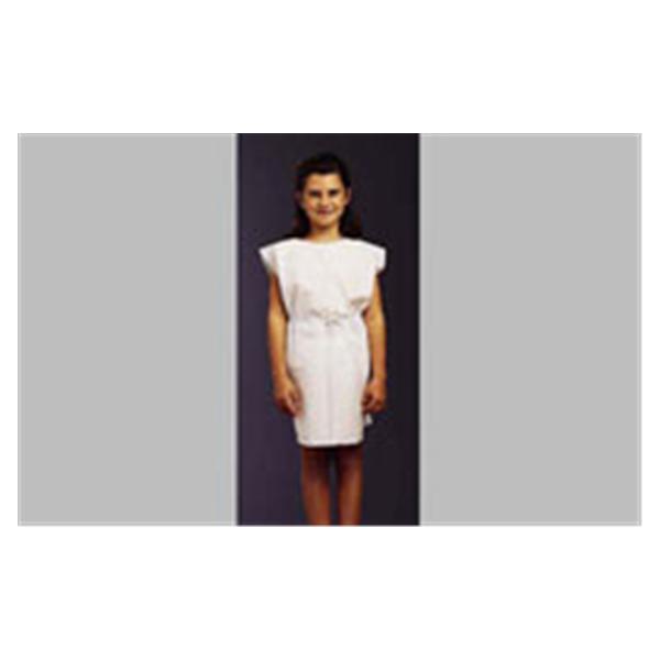 Gown Patient 21 in x 36 in White 50/Ca